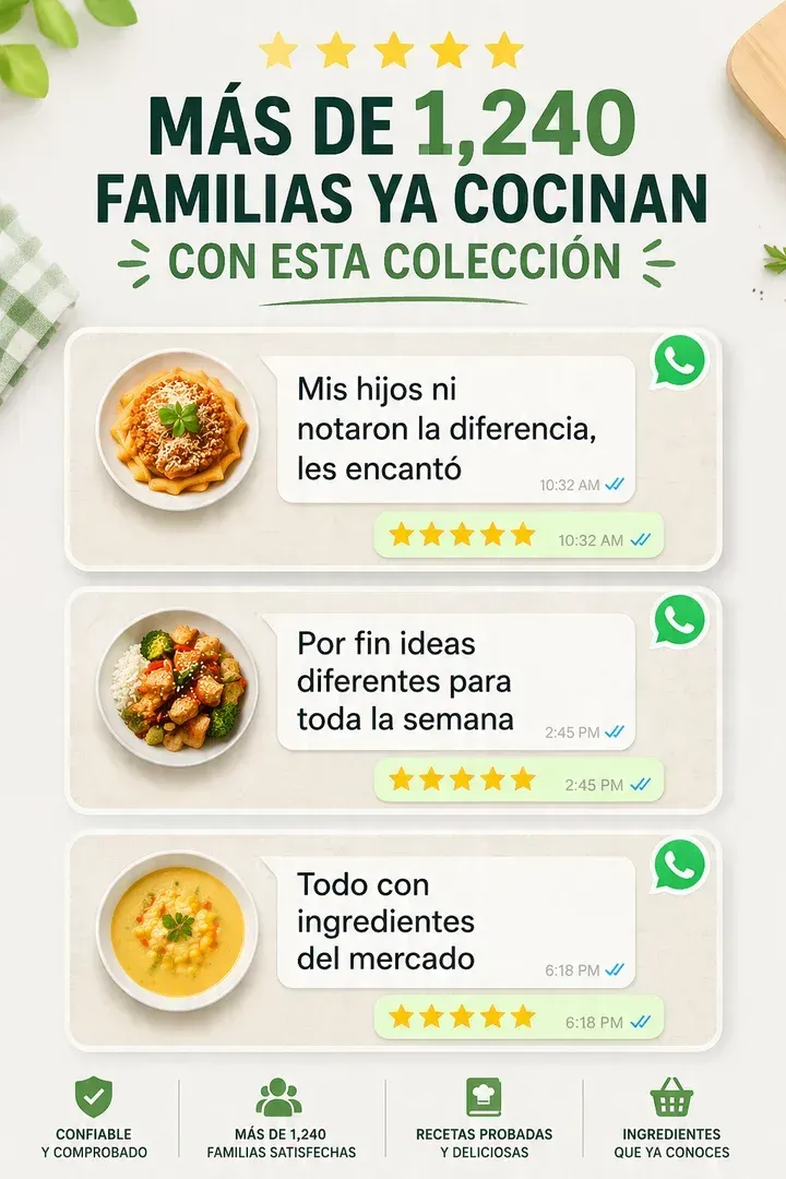 Comentarios de clientes satisfechos por WhatsApp